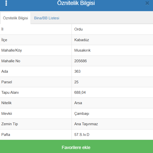 ÇAMBAŞI MUSAKIRIK MAHALLESİNDE KONUT-VİLLA İMARLI SATILIK ARSA